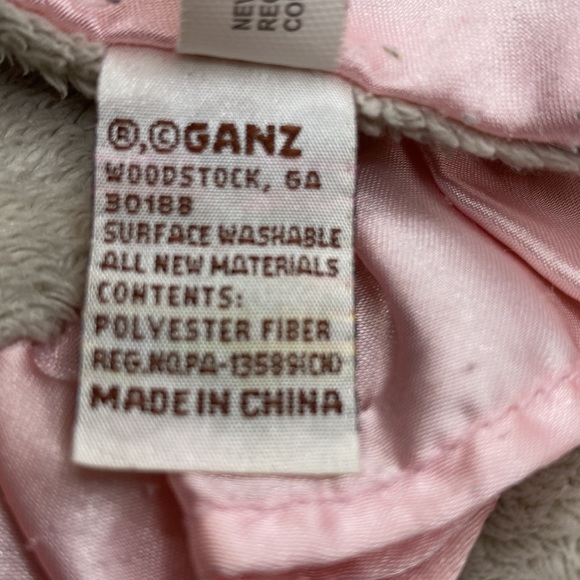 Baby Ganz Brighton Mini Blankie Grey Bunny Lovey Snuggler Security Blanket - Picture 4 of 11